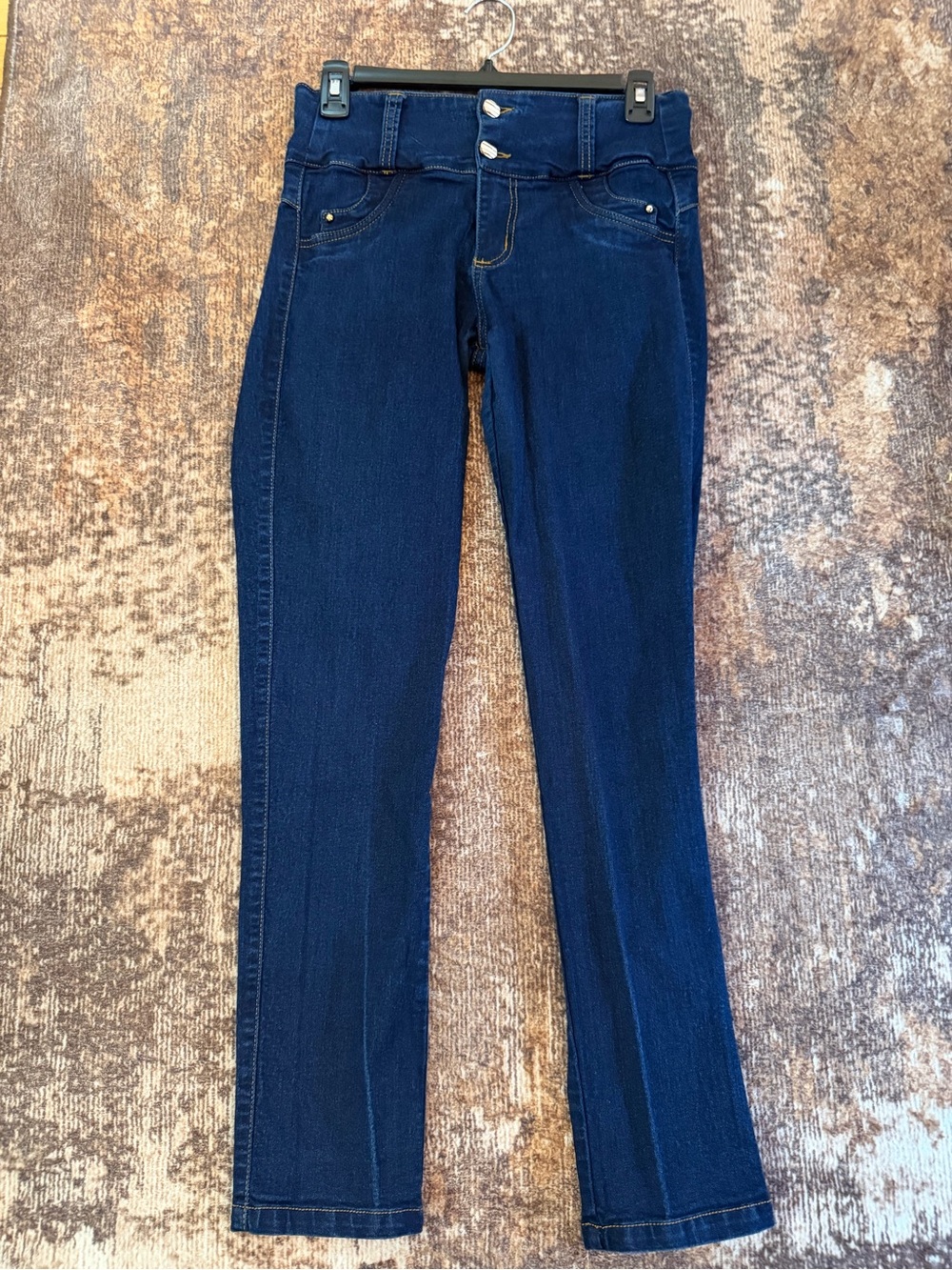 Women's Curvify Buttlifter Dark Blue Stretch Jeans - Classic Slim Fit # 0149